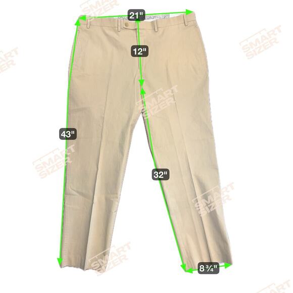 New LAUREN RALPH LAUREN Men’s Flat Front Chino Pant Sz 42 x 32 - Picture 12 of 13